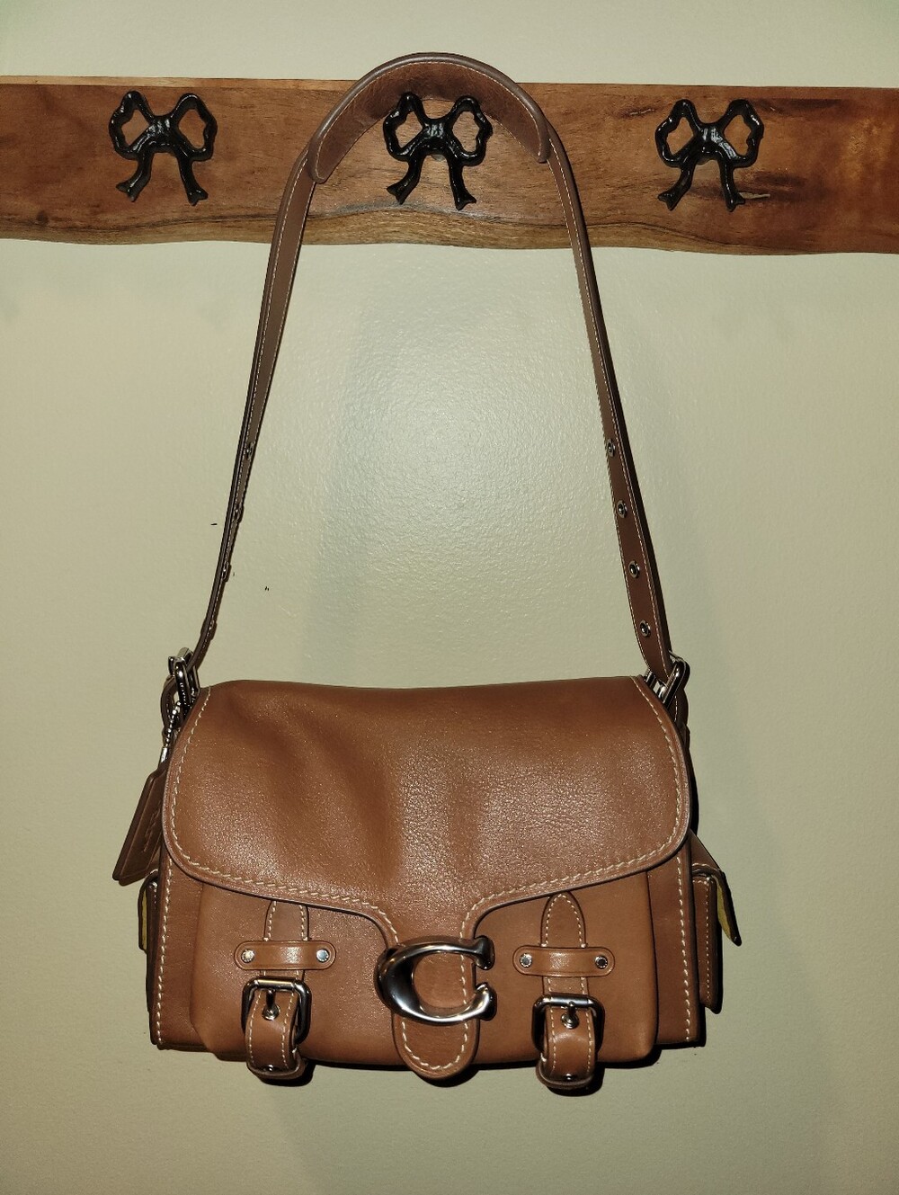 Coach Soft Western Tabby in Burnished Brown